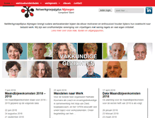 Tablet Screenshot of netwerkgroep45plus.nl